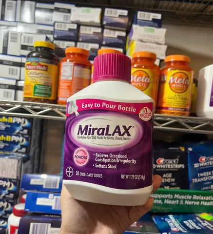MiraLAX Gentle Constipation Relief Laxative Powder Bột uống nhuận tràng 510g