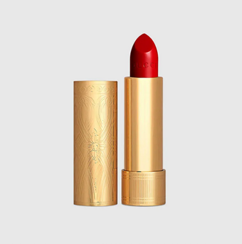  Son Gucci Rouge À Lèvres Satin Lipstick Màu 502 Eadie Scarlet Đỏ Lạnh 