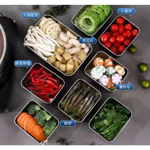 Hộp inox đựng thực phẩm tủ lạnh tiện lợi (TH164)