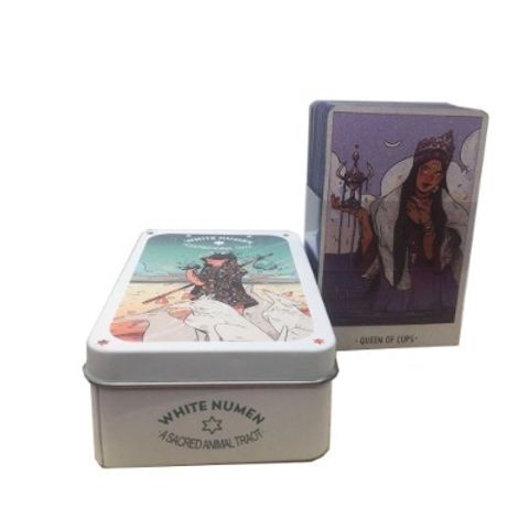 Bộ Bài White Numen - A Sacred Animal Tarot Hộp Sắt B399