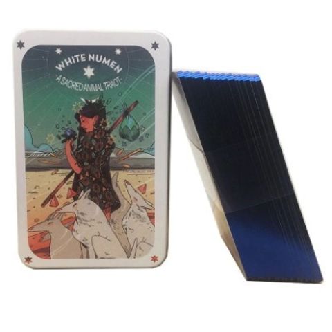 Bộ Bài White Numen - A Sacred Animal Tarot Hộp Sắt B399