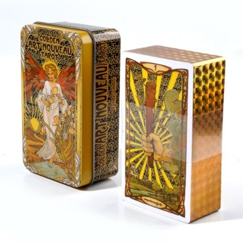 Bộ Golden Art Nouveau Tarot hộp sắt B408