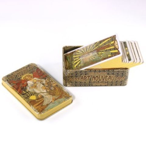 Bộ Golden Art Nouveau Tarot hộp sắt B408