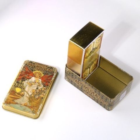 Bộ Golden Art Nouveau Tarot hộp sắt B408