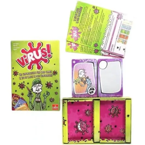 Đồ chơi thẻ bài Board game Goliath Virus Card Game Bộ Thẻ Trò Chơi Goliath Virus 2 The evolution Mở Rộng B62 game vui