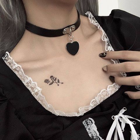 Vòng chocker cổ trái tim cosplay hóa trang cho nữ