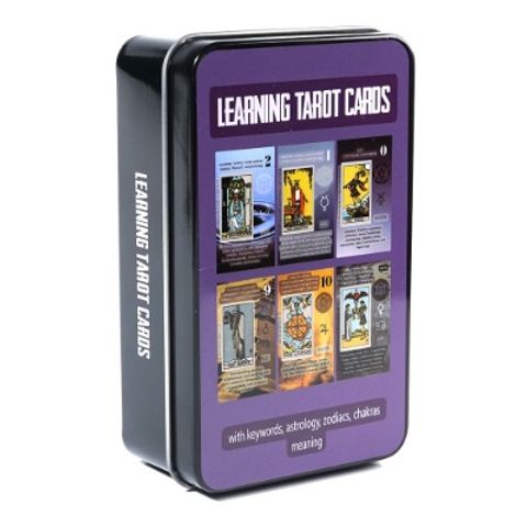 Bộ Bài Learning Tarot Cards, Hộp Cứng, Thẻ Mạ Cao Cấp B318