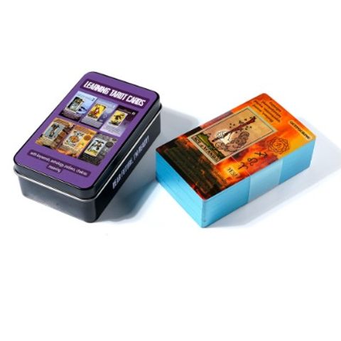 Bộ Bài Learning Tarot Cards, Hộp Cứng, Thẻ Mạ Cao Cấp B318