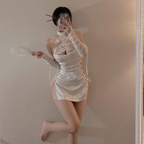Cosplay sườn xám phong cách Trung Hoa sexy gợi cảm cho nữ mã 587