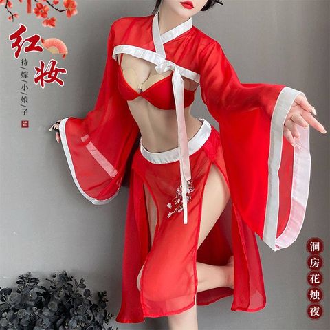 Cosplay hóa trang cổ trang Trung Hoa xuyên thấu sexy quyến rũ gợi cảm mã 764