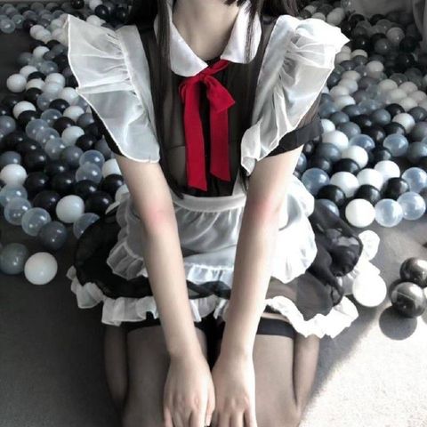 Set hầu gái xinh xắn sexy cho nữ cosplay anime hầu gái gợi cảm quyến rũ kèm phụ kiện mã 415