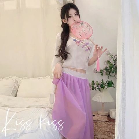 Đồ hóa trang cosplay cổ trang trung quốc thôn nữ sexy xuyên thấu quyến rũ gợi cảm