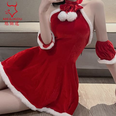 Bộ cosplay hóa trang noel sexy quyến rũ gợi cảm kèm phụ kiện cho nữ