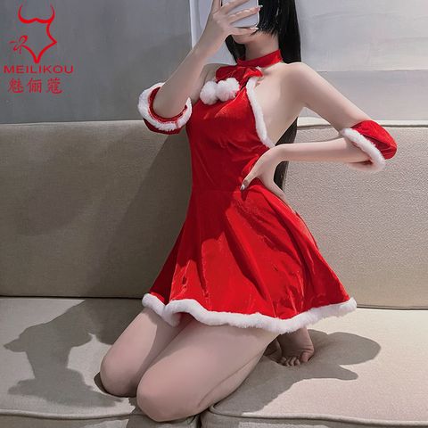 Bộ cosplay hóa trang noel sexy quyến rũ gợi cảm kèm phụ kiện cho nữ