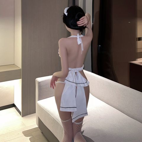 Cosplay hóa trang cô hầu gái quyến rũ sexy anime gợi cảm buộc dây lưng kèm quần lót
