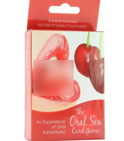 Bộ bài Board Game 18+ The Oral Sex Cards Dành cho cặp đôi nam nữ, che tên khi giao