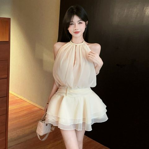 Váy voan hở lưng sexy quyến rũ sang chảnh mặc đi chơi đi tiệc cho nữ hottrend