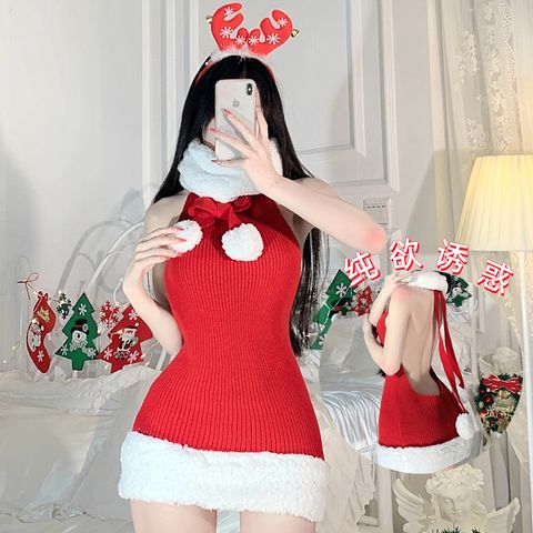 Đồ hóa trang cosplay giáng sinh noel sexy quyến rũ gợi cảm full phụ kiện và tất mã Lala 117