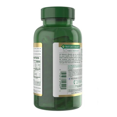 Viên uống dầu cá trợ tim, sáng mắt Nature’s Bounty Fish Oil 1400mg 130 viên - Chuẩn Mỹ
