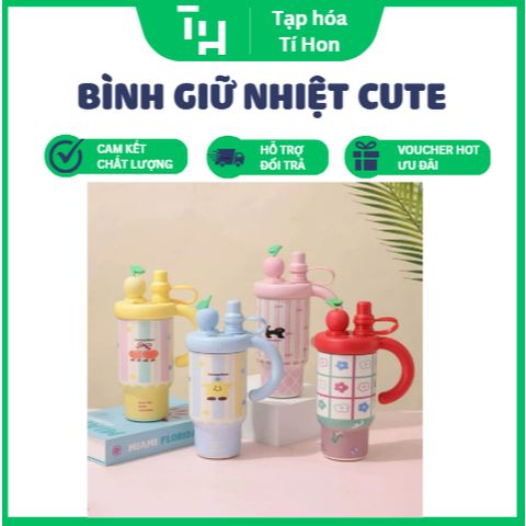 Bình giữ nhiệt Cute 800ml COOLBOX (TH177)