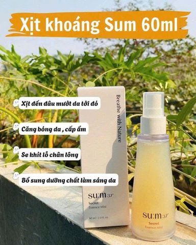 Xịt Khoáng Dưỡng Da SUM37 Secret Mist 60ml