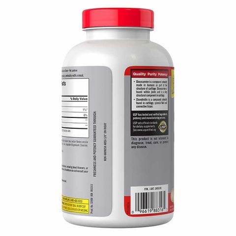 Viên uống hỗ trợ bổ khớp Kirkland Glucosamine 280 viên - Tăng cường sức khỏe xương khớp, giảm đau nhức hiệu quả