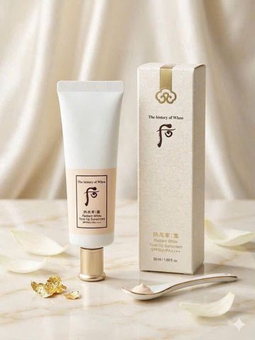 Kem Chống Nắng Whoo Trắng 50ml – Best Seller Nhà Whoo