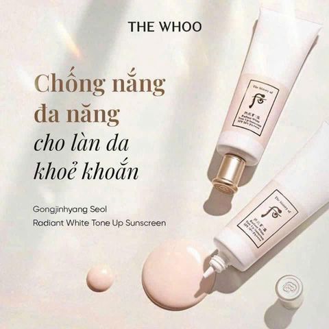 Kem Chống Nắng Whoo Trắng 50ml – Best Seller Nhà Whoo