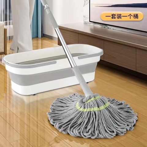 Cây lau nhà tự vắt tay trợ lực tròn (TH184)