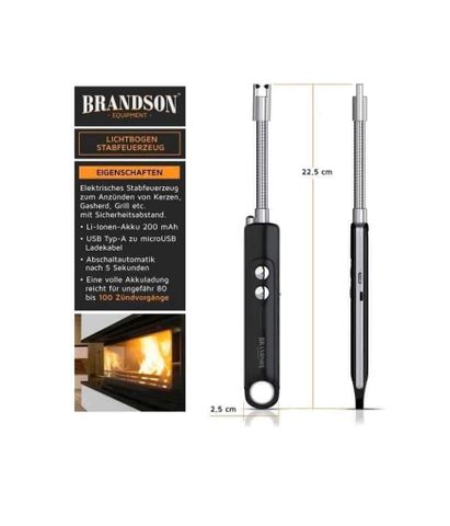 Bật lửa Brandson sạc điện