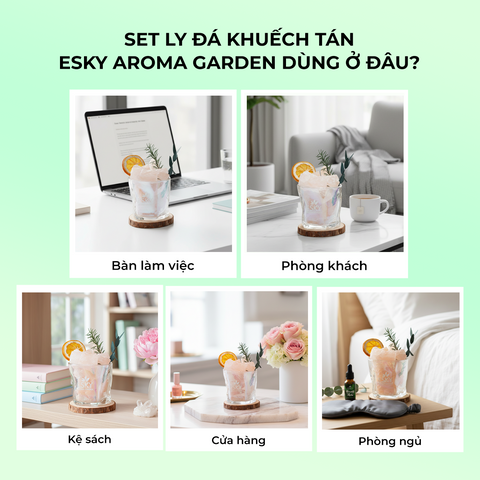Tinh Dầu Khuếch Tán ESKY AROMA GARDEN - Tinh Dầu Cắm Que Thơm Phòng 10ml/20ml