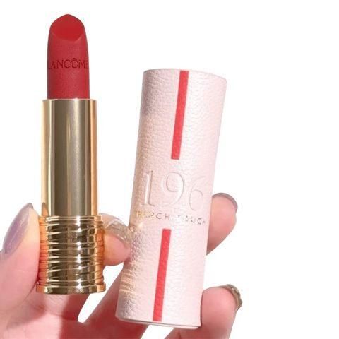  Son Lancôme Absolute Perfect Lipstick Velvet Matte Màu 196 Đỏ Cam - Hàng Chính Hãng Limited Edition Phong Cách Sang Trọng