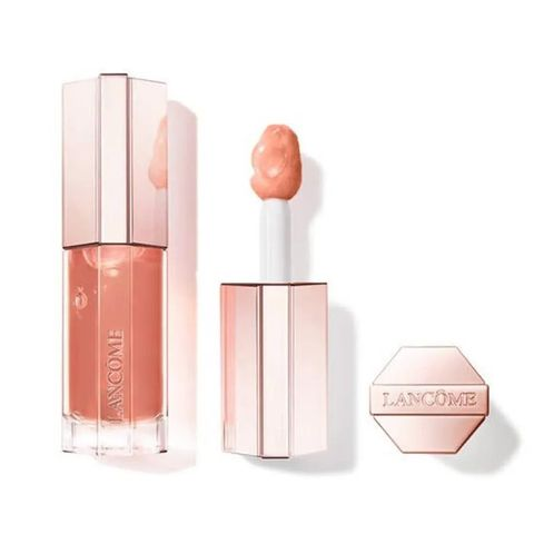 Son Kem Lancôme Lip Idôle Juicy Treat Lip Oil Gloss 25 Toffee Talk - Son Môi Dưỡng Ẩm Màu Cam San Hô Chính Hãng Nổi Bật 730940