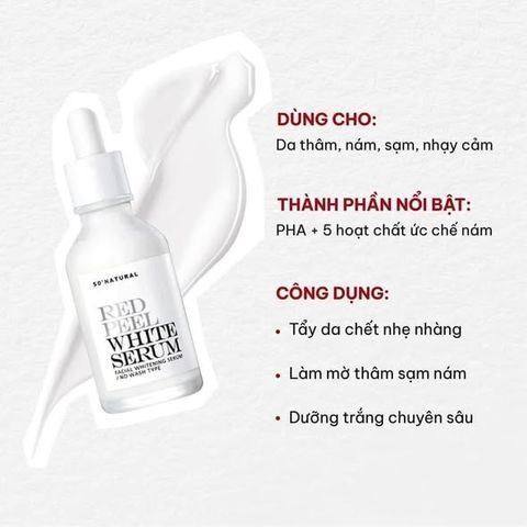 Serum Red Peel White 35ml làm sáng da