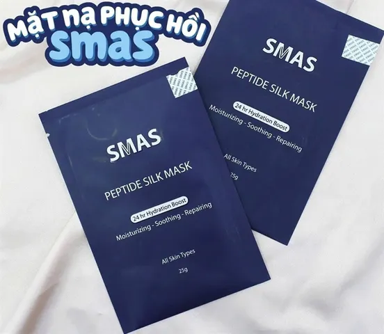 Mặt nạ Smas peptide silk mask 24H 25g – dưỡng da, hỗ trợ phục hồi