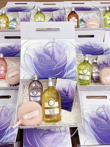 Set 2 chai sữa tắm nước hoa nấm Truffle Elvawell White Truffle (500ml + 250ml) – làm sạch, dưỡng ẩm