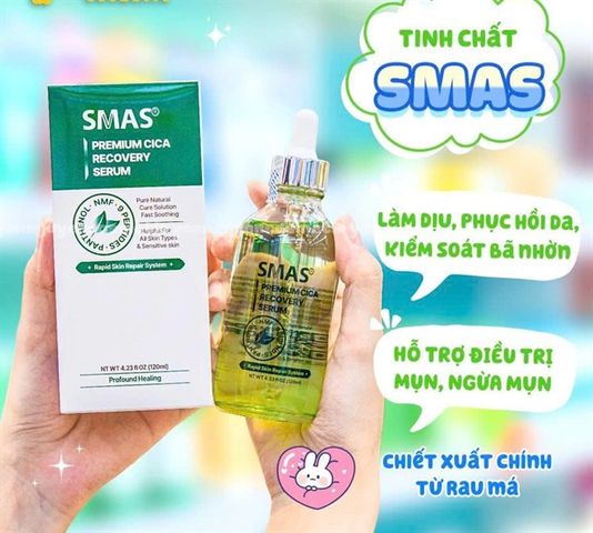 Tinh chất Smas Premium Cica Recovery Serum 120ml – làm dịu, phục hồi da