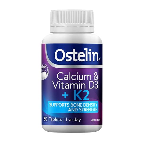 Calcium & Vitamin D3 + K2 Ostelin Úc 60 viên