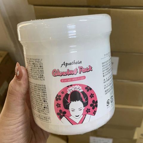Kem ủ trắng Apatheia Glowing Pack Bae World Japan 500g