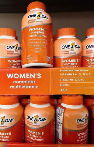 Vitamin Tổng Hợp One A Day Cho Nữ Dưới 50 Tuổi  - 300 viên, hàng nhập Mỹ - Hỗ Trợ Sức Khỏe Và Tăng Cường Miễn Dịch