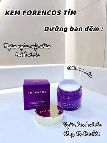 Kem Dưỡng Trắng Da Forencos 50ml , Cấp Ẩm, Săn Chắc Da, Hàn Quốc Chính Hãng