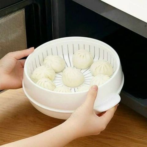 Bộ khay hấp lò vi sóng 3 lớp Việt Nhật (TH193)