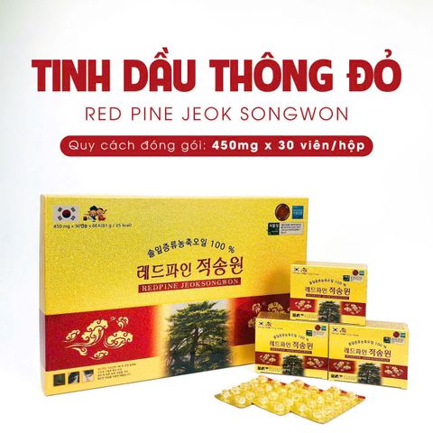 Tinh Dầu Thông Đỏ Jeok Songwon - Tinh Túy Từ Thiên Nhiên