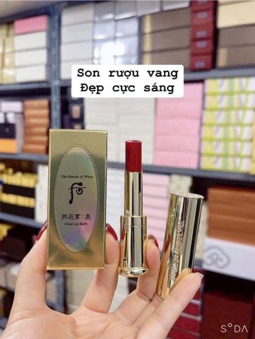  son dưỡng Whoo màu đỏ rượu vang siêu siêu đẹp, 