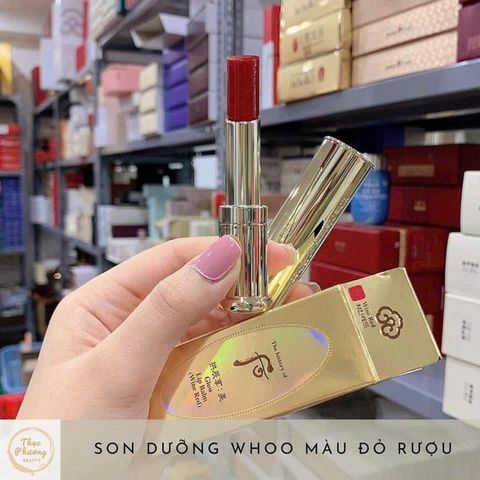  son dưỡng Whoo màu đỏ rượu vang siêu siêu đẹp, 