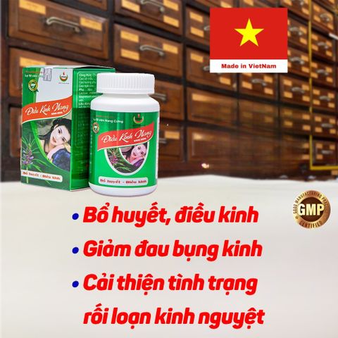 Điều Kinh Nang - Chai 60 viên - Bổ huyết, điều kinh, giảm đau bụng kinh