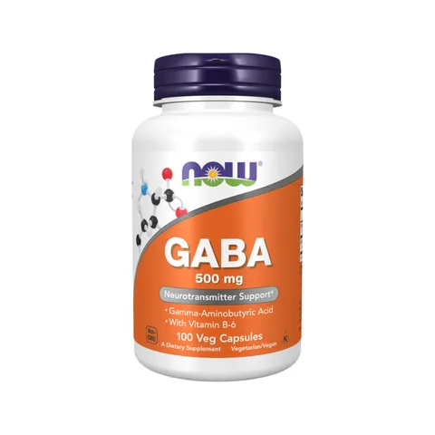 Viên uống Now GABA 500mg 200 viên