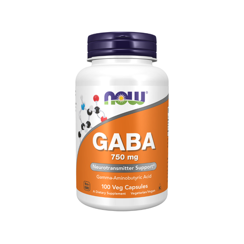 (Hàng công ty NK) Viên uống Now GABA 750mg 100 viên