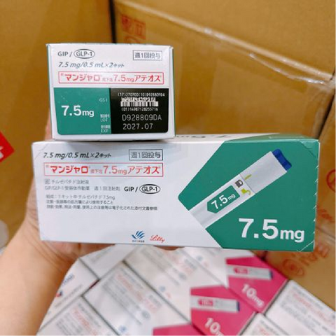 Bút tiêm giảm cân Mounjaro Chính Hãng Nhật Bản - Hỗ trợ kiểm soát cân nặng liều 7.5mg
