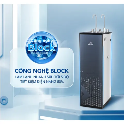 Máy lọc nước RO nóng nguội lạnh Hydrogen Hòa Phát HPN666 11 lõi